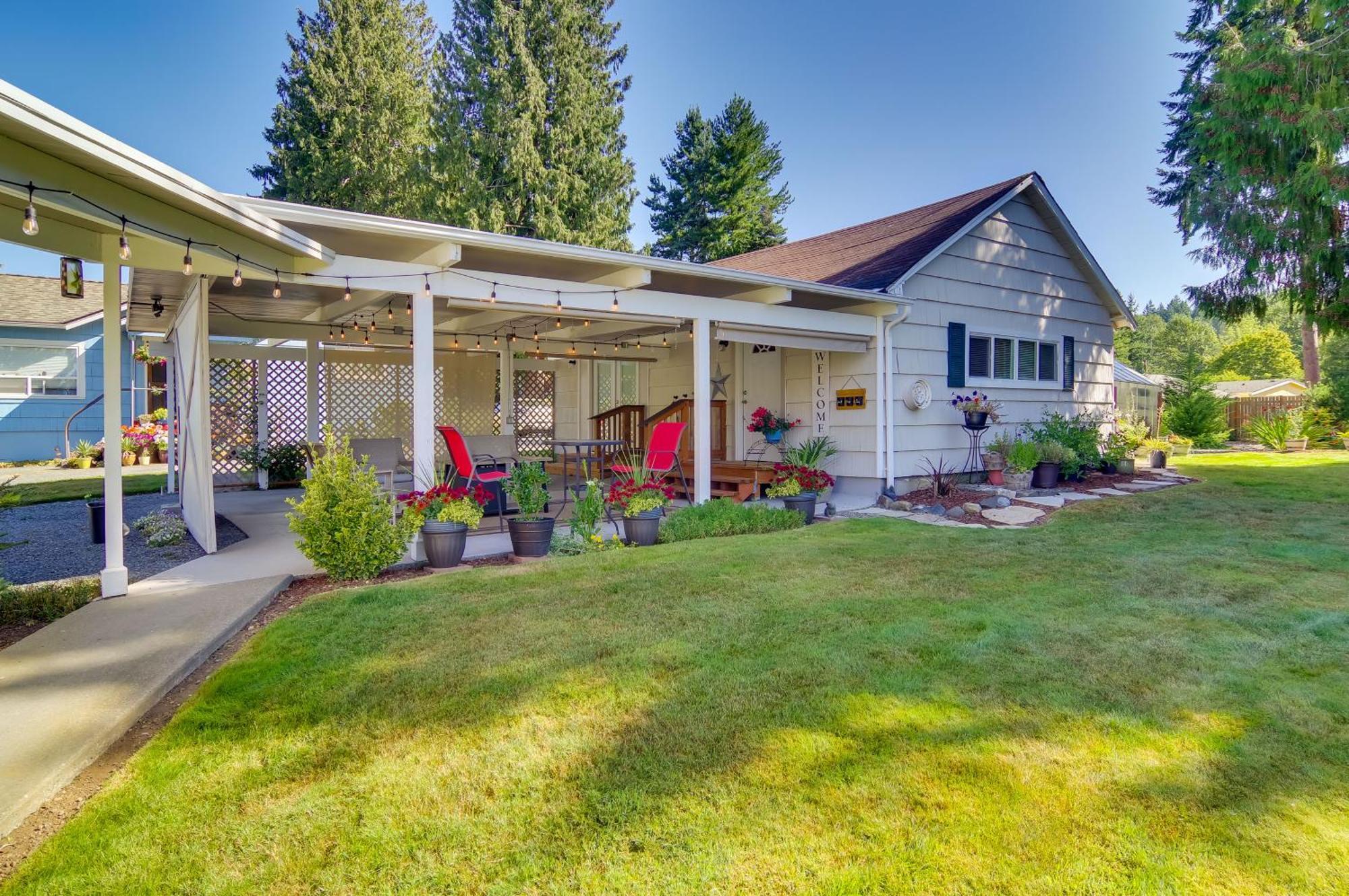 Charming Updated Retreat Walk To Lake Stevens! Dış mekan fotoğraf